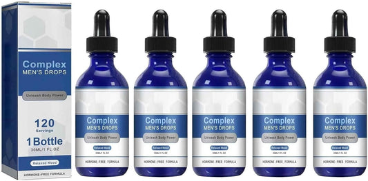 Natural Men's Vitamin Drops for Complex Management - 1 Fl oz