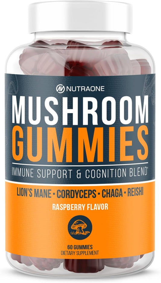 Natural Mushroom Gummy Supplement for Immune Support and Overall Wellness - NutraOne