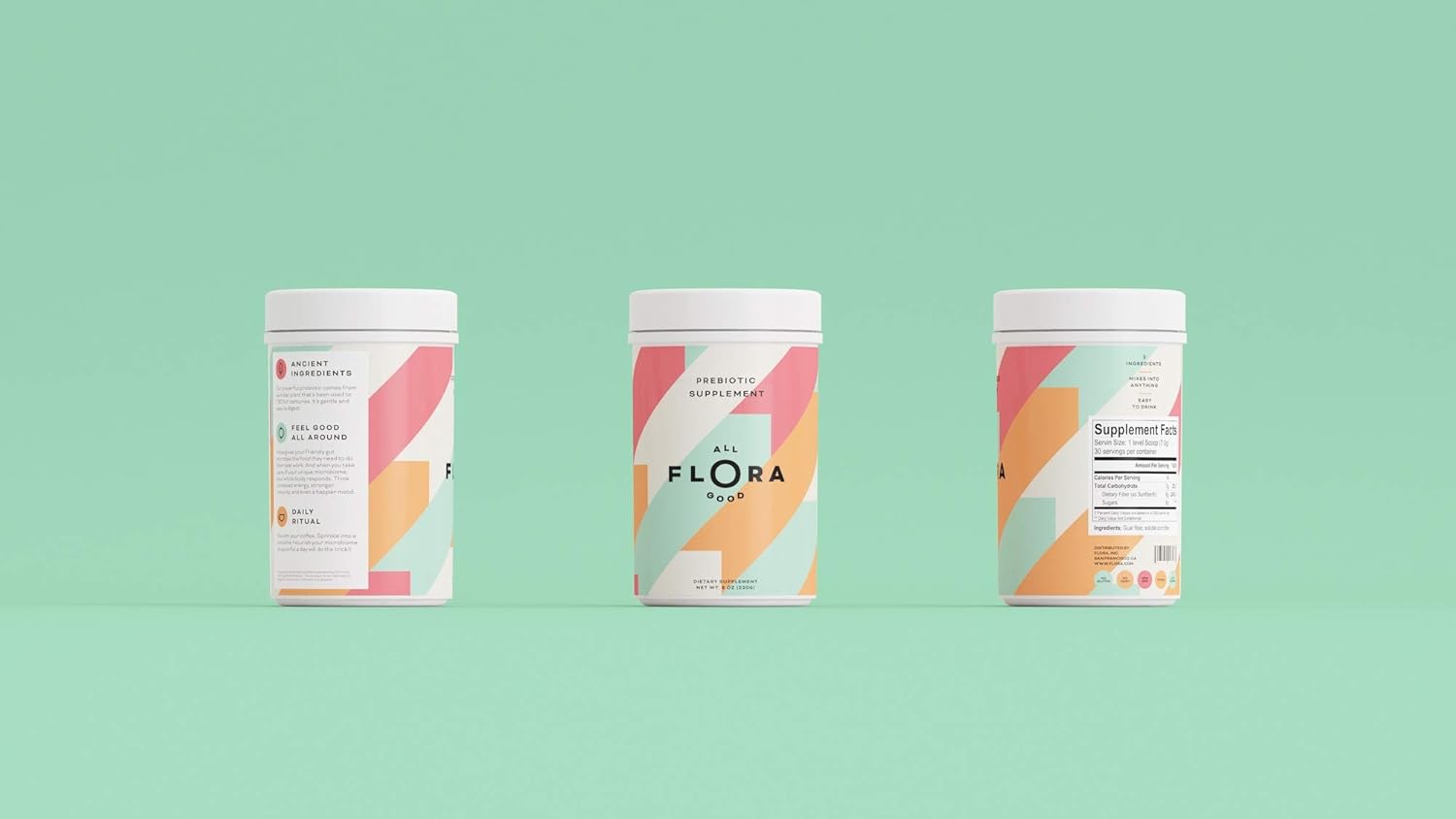 Natural Prebiotic Fiber Supplement for Gut Health - Supports Microbiome Balance - 30 Servings