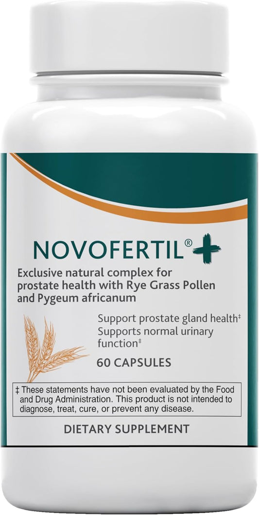 Natural Prostate Health Supplement - Novofertil® Plus Complex for Men's Wellness