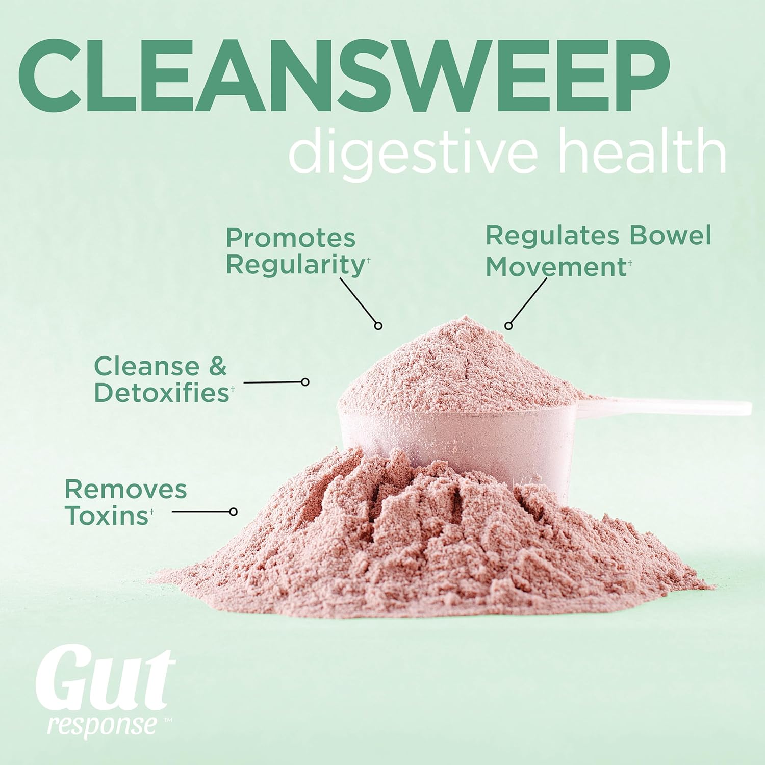 Natural Psyllium Seed Husk & Beet Fiber Cleanse Powder - Promotes Digestive Health, Detox, Bloating Relief, Weight Management - Mixed Berry Flavor, 60 Servings