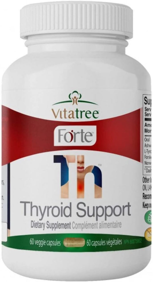 Natural Thyroid Support Supplement by VitaTree - Boost Thyroid Health with Essential Nutrients and Herbs