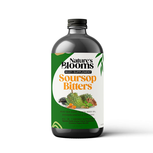 Nature's Best Soursop Bitters Liquid Supplement - 16 oz | Antioxidant, Immune Support, Digestion | Health-Focused Formula