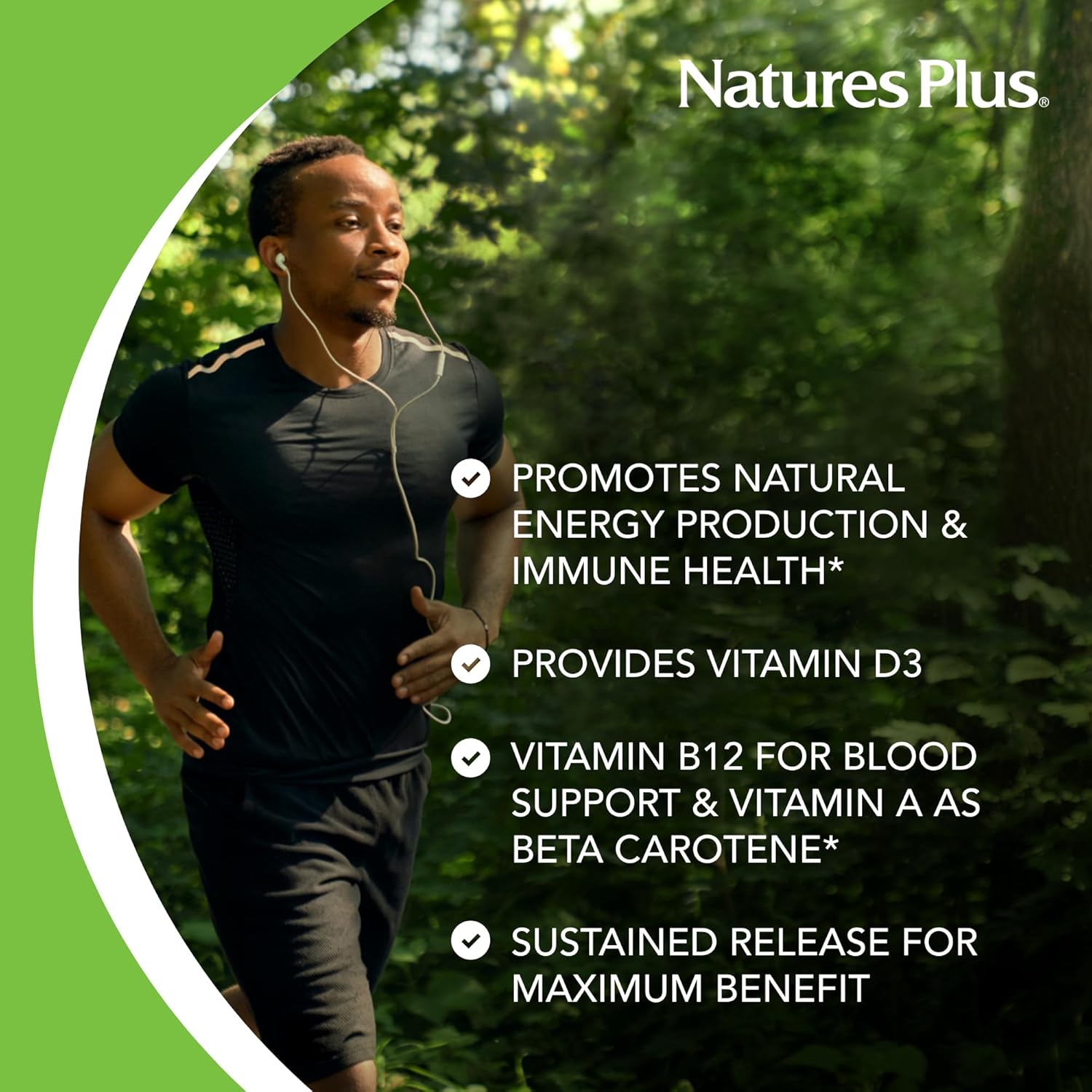 Natures Plus Ultra II Daily - 360 Tablets, Whole Food Vitamin & Mineral Supplement, Sustained Release, Vegetarian Formula
