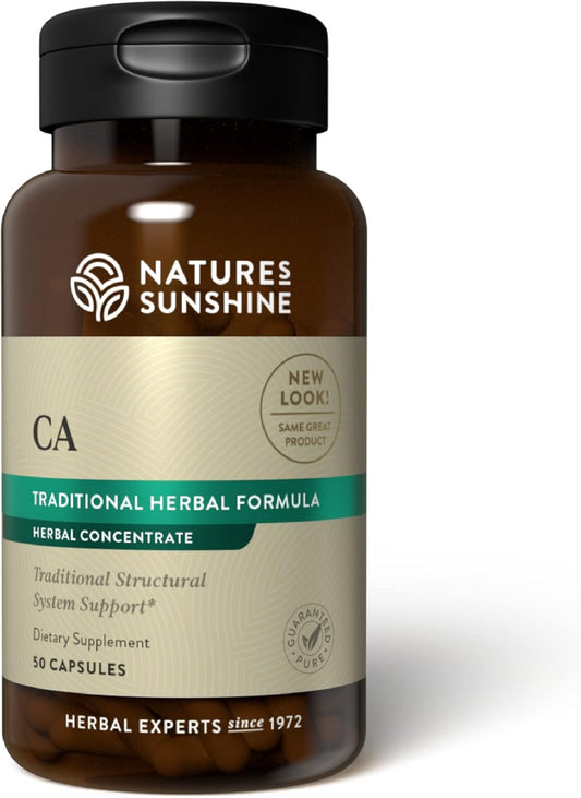 Nature's Sunshine CA, ATC Concentrated Capsules - Supports Nervous & Structural Systems - 50 Count