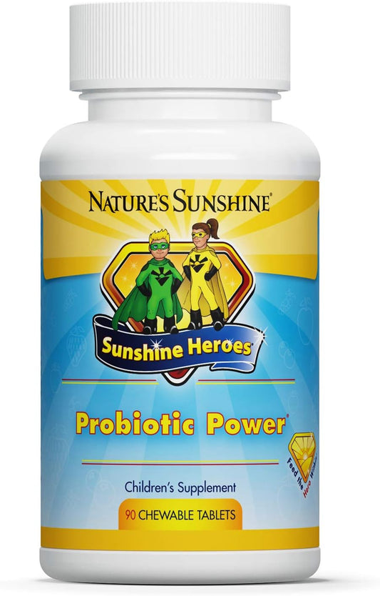 Nature's Sunshine Sunshine Heroes Probiotic Power Chewable Tablets - 90 Count