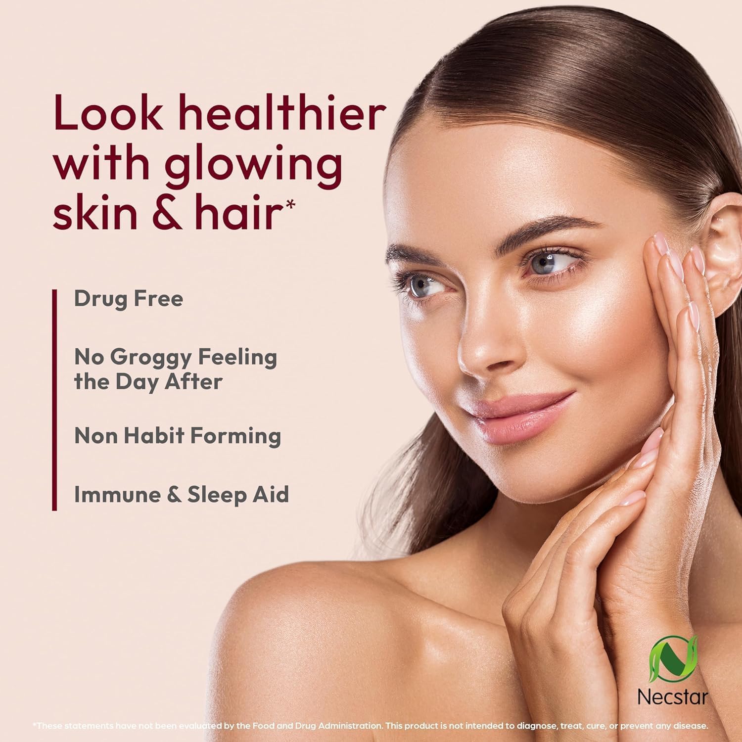 Necstar Multi Collagen Pills with Biotin & Hyaluronic Acid - 180 Capsules for Skin, Hair, Nails & Joint Support