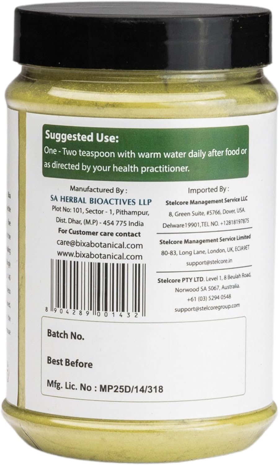 Neem Leaf Powder 200g - Ayurvedic Anti Allergic Herbal Supplement - Gluten Free, Non-GMO, Vegan