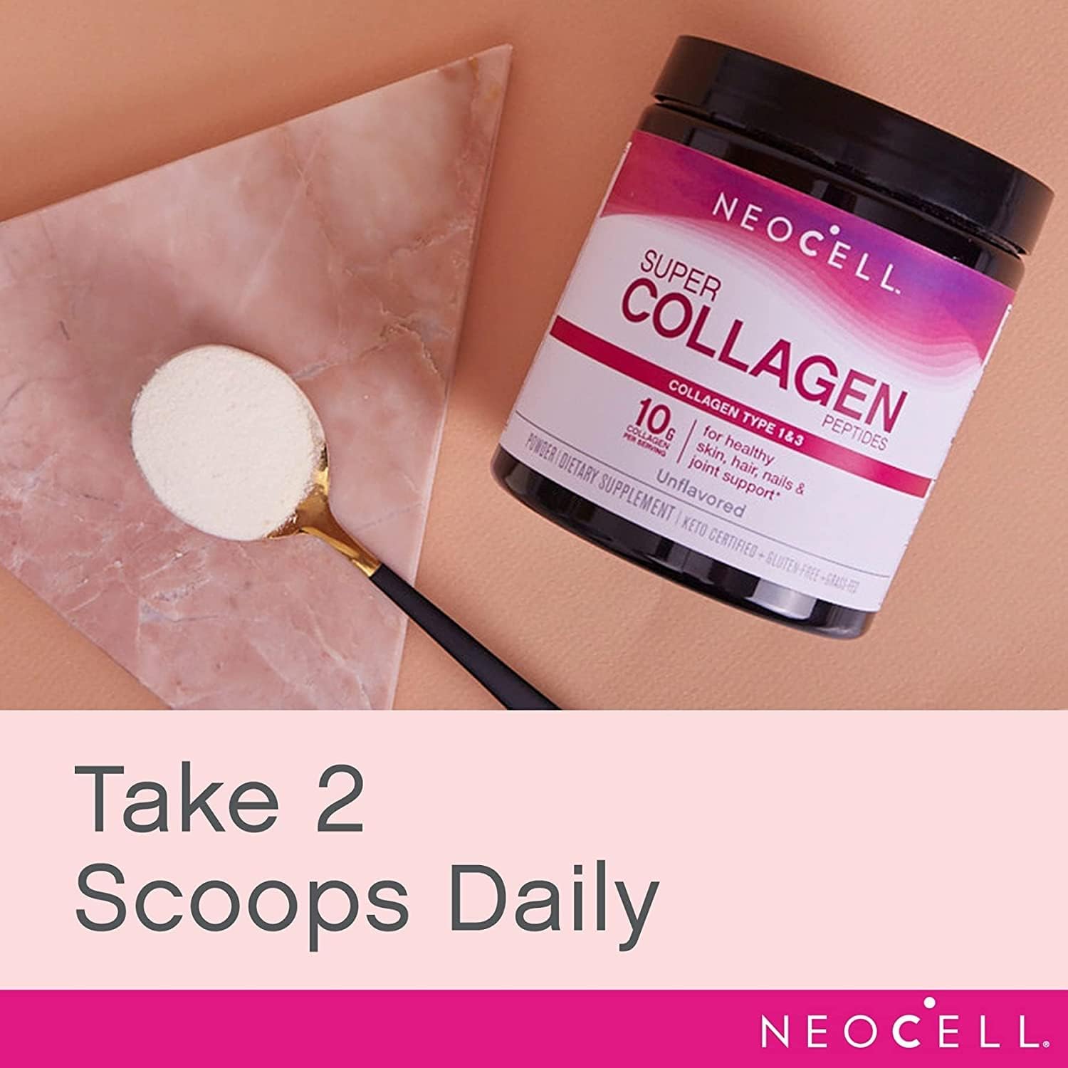 Neocell Collagen Super Powder 7 oz - High-Quality Collagen Supplement for Skin, Hair, and Joints
