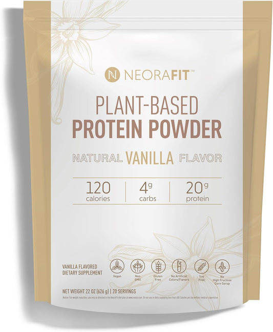 NeoraFit™ Plant-Based Protein Powder - Vegan Protein Supplement for Muscle Recovery & Growth