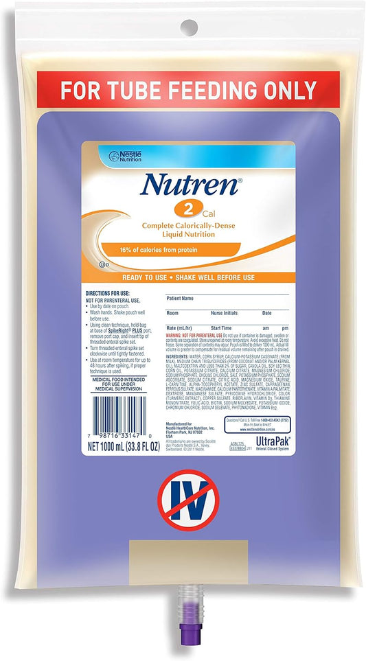 Nestle Clinical Nutrition Nutren 2.0 Ncl44146H Nutritional Supplement - 1 lb