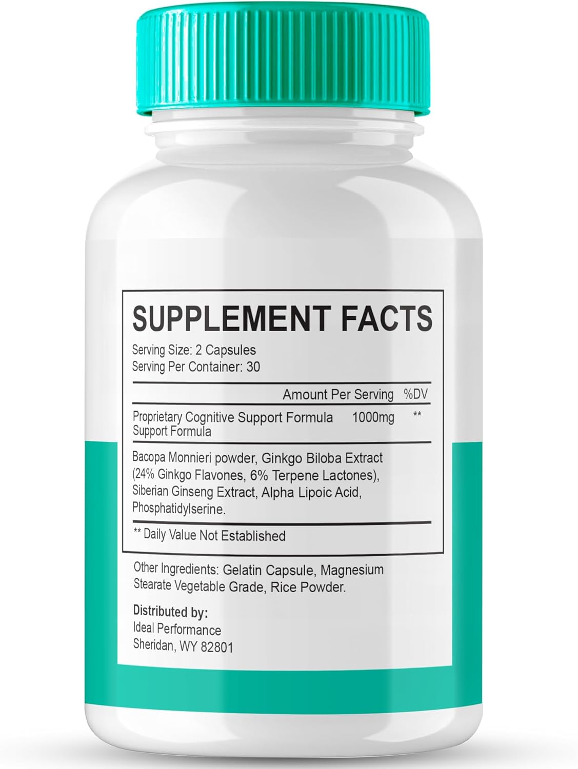 NeuroDefender Brain Supplements for Memory and Focus - Advanced Formula for Brain Health Support - All Natural Nootropics - 5 Pack
