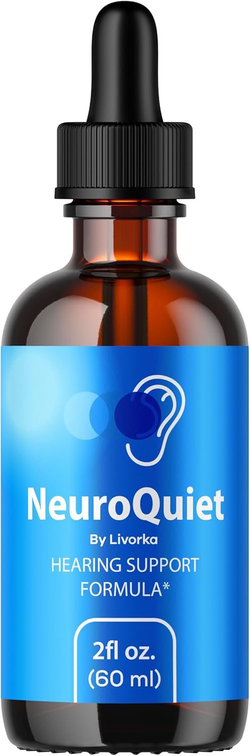 NeuroQuiet Liquid Drops - Advanced Formula for Neuro Support - All Natural Supplement - 30 Day Supply