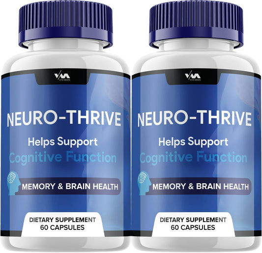 NeuroThrive Brain Supplement Capsules for Cognitive Support - 120 Pills, Reviews & Benefits of Vitamoon NeuroThrive
