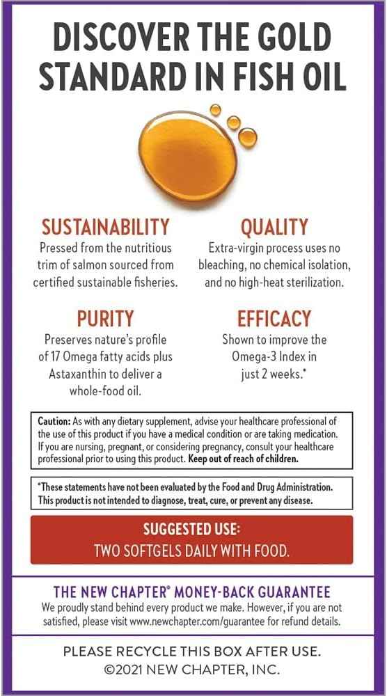 NEW CHAPTER Wholemega 1000 MG, 30 CT