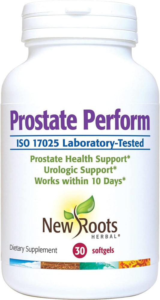New Roots Herbal Prostate Supplement - Super Blend of 16 Powerful Herbals for Urinary Health - Saw Palmetto, Plant Sterols, Borage Oil, and More (30 Softgels)