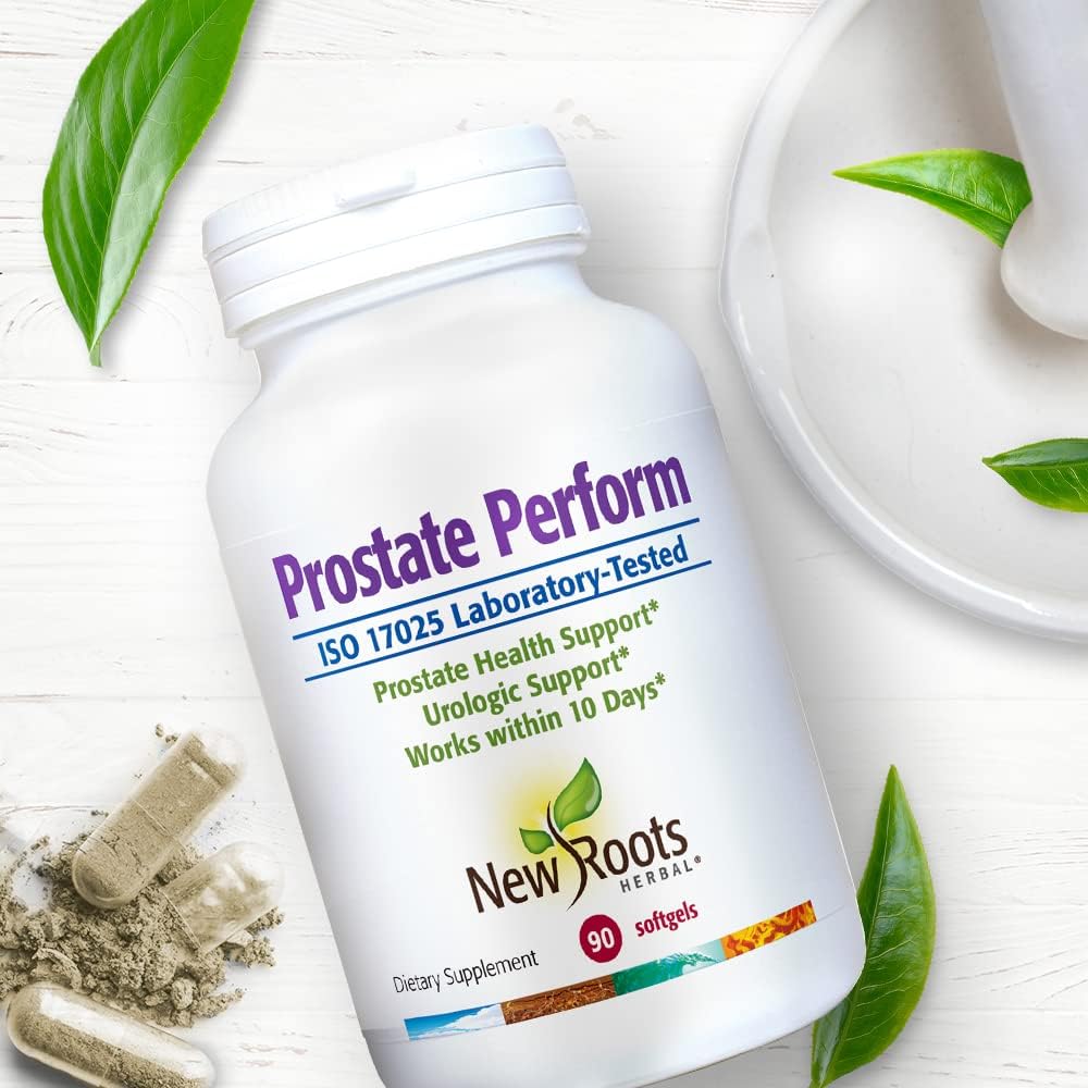 New Roots Herbal Prostate Supplement - Super Blend of 16 Powerful Herbals for Urinary Health - Saw Palmetto, Plant Sterols, Borage Oil, and More (30 Softgels)