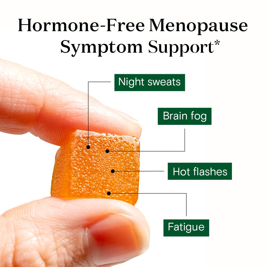 Non-GMO Menopause Supplement for Women with Biotin, Saffron, Vitamin B12 & B6 - Minimize Hot Flashes, Night Sweats, Fatigue - 30 Day Supply