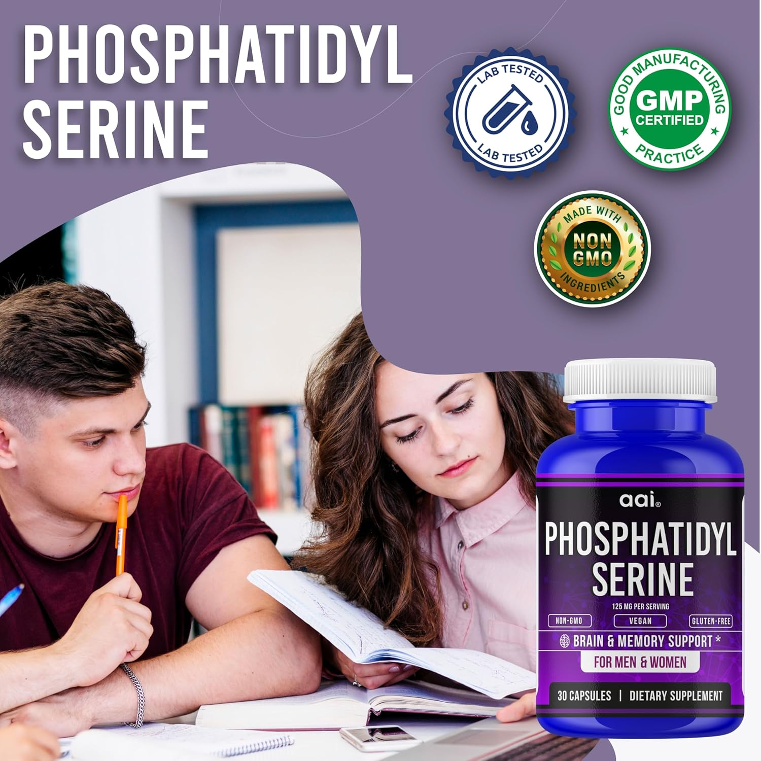 Nootropic Brain Supplement for Memory, Focus, and Cognitive Support - 30 Pills with St. John's Wort & Ginkgo Biloba - Brain Health and Memory Booster