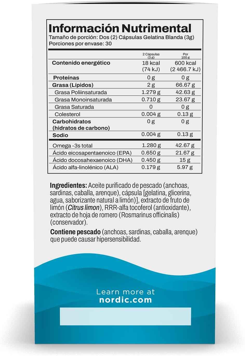 Nordic Naturals, Ultimate Omega 1280 Mg, 60 Count