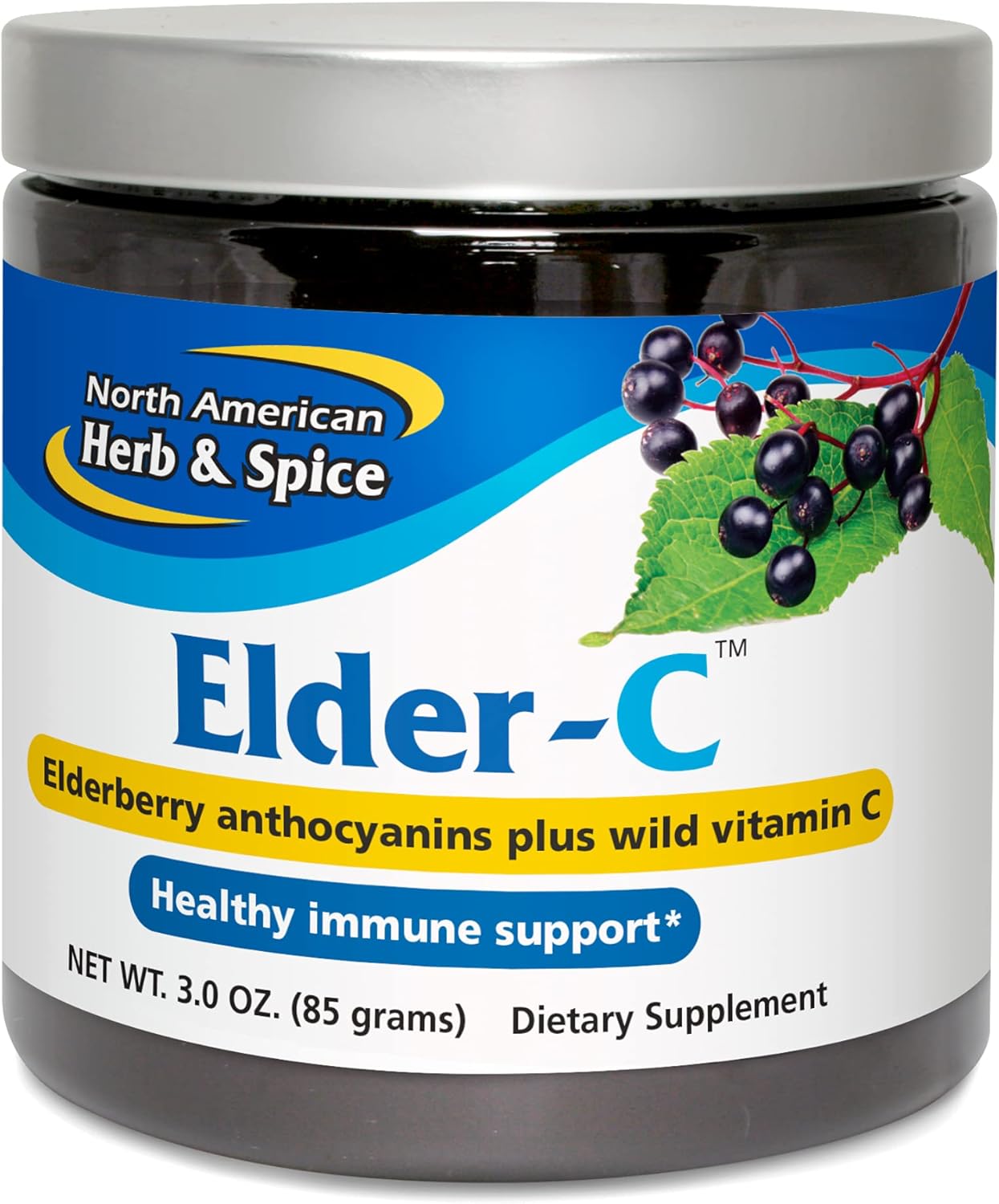 NORTH AMERICAN HERB & SPICE Elderberry Concentrate - 3 oz. Bottle - Immune and Respiratory Support - Non-GMO, Gluten Free - 42 Servings