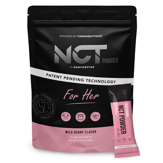 Northestar NCT Powder: Wild Berry Flavor for Women - 30 Packets