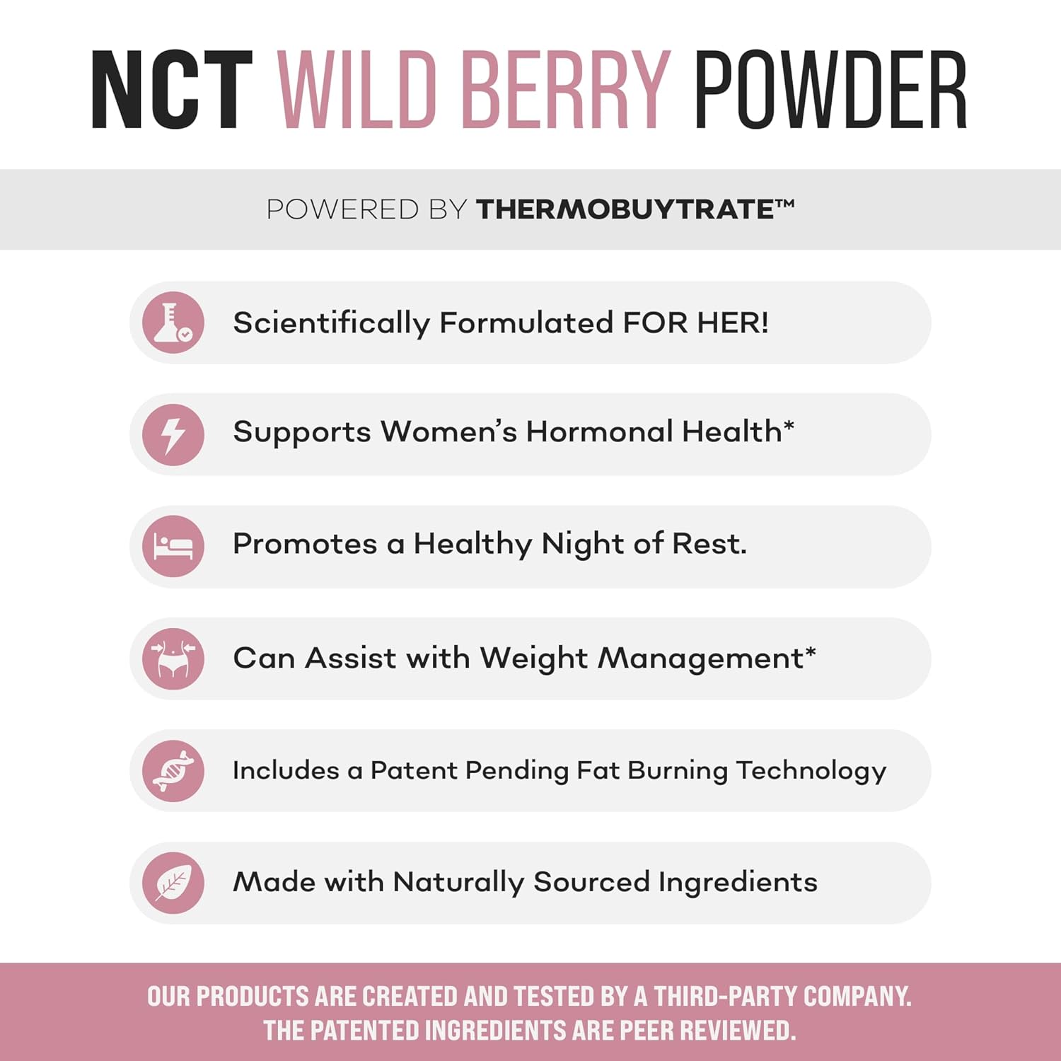 Northestar NCT Powder: Wild Berry Flavor for Women - 30 Packets