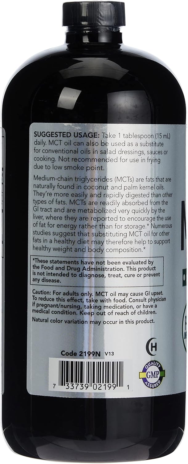 Now Foods 100% MCT Oil Twin Pack - 32 fl oz Each