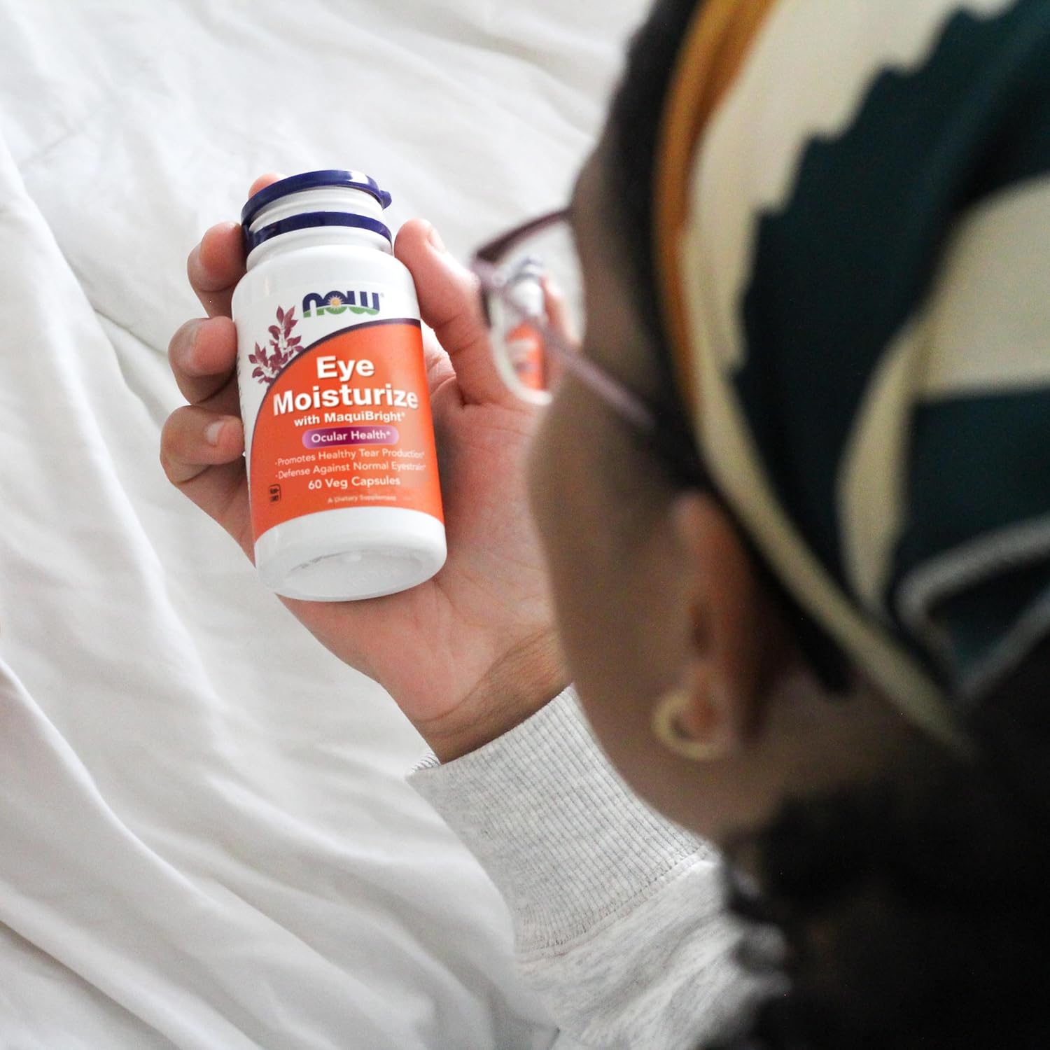 NOW Foods Eye Moisturize with MaquitBright® - 60 Vegetarian Capsules for Hydrated Eyes