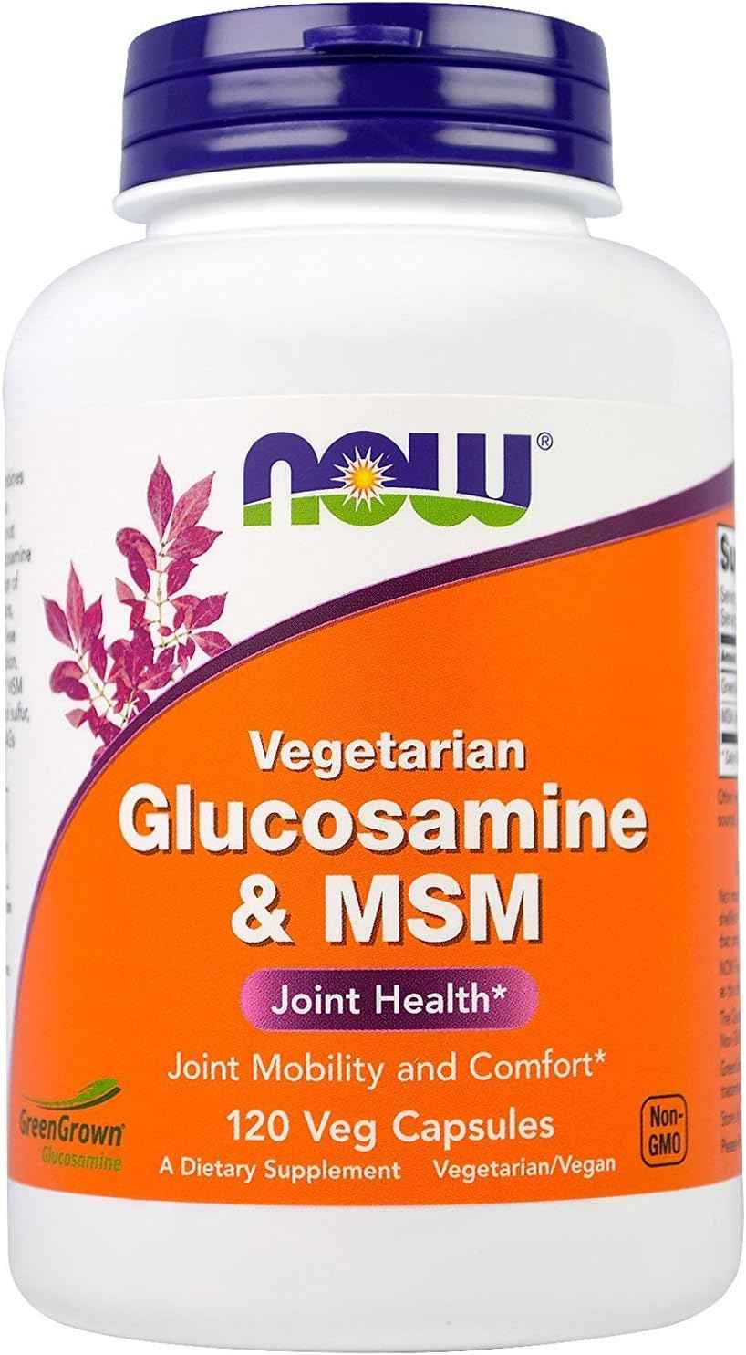 Now Foods, Glucosamine Hydrochloridevegetarian 500mg, 120 Veggie Capsules