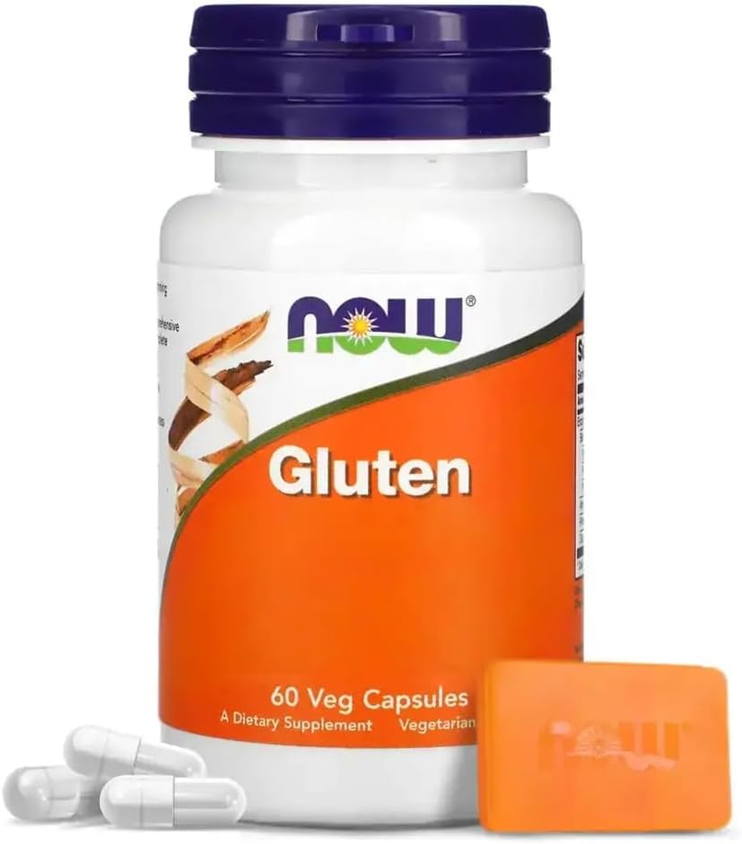 Now Foods Gluten Digest - 60 Vegetarian Capsules for Digestive Support
