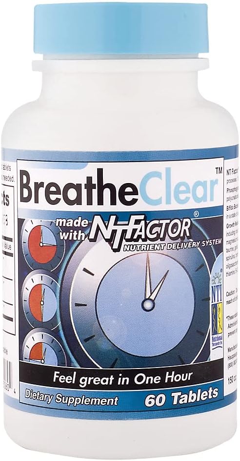NT Factor Breathe Clear: Nutritional Therapeutics Tablets for Respiratory Health