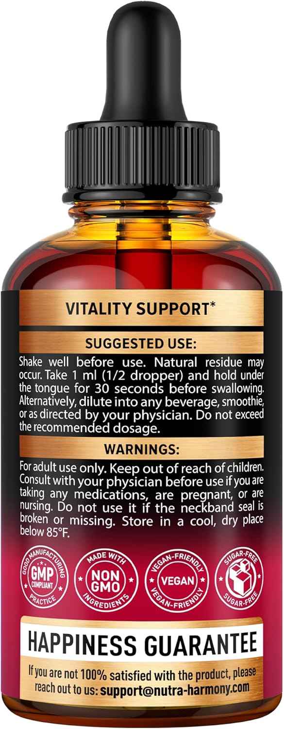 NUTRAHARMONY Organic Vitamin B Complex & Lymphatic Drops