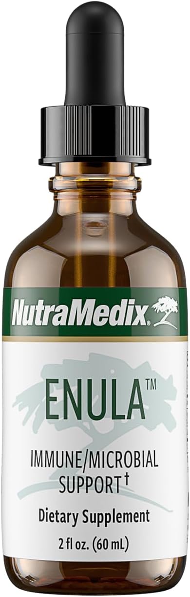 NutraMedix Enula Liquid Drops - Antioxidant & Immune Support with Elecampane & Jalap Root Extract - Herbal Supplement (2oz / 60ml)