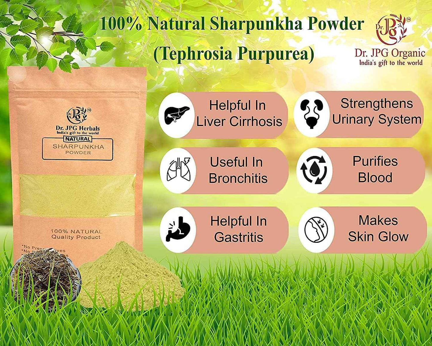 Nutranix ads Organic Natural Sharpunkha/Sarpokha Powder-200g / Tephrosia Purpurea/ISO & GMP Certified.(Pack of 1)