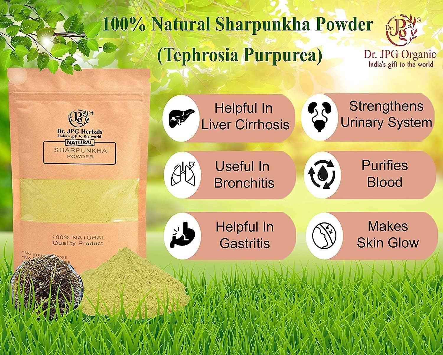 Nutranix ads Organic Natural Sharpunkha/Sarpokha Powder-200g / Tephrosia Purpurea/ISO & GMP Certified.(Pack of 1)