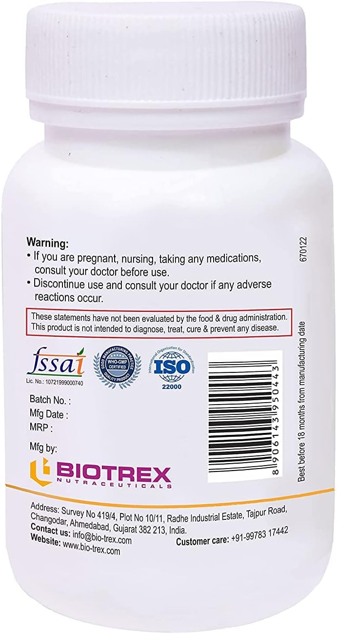 Nutranix VNZ Glycine Amino Acid Capsules - 60 Count Vegan Formula