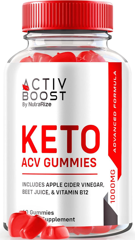 NutraRize Activ Boost Keto ACV Gummies - Advanced  Slimming Formula  Supplement with Maximum Strength - 60 Gomitas Reviews