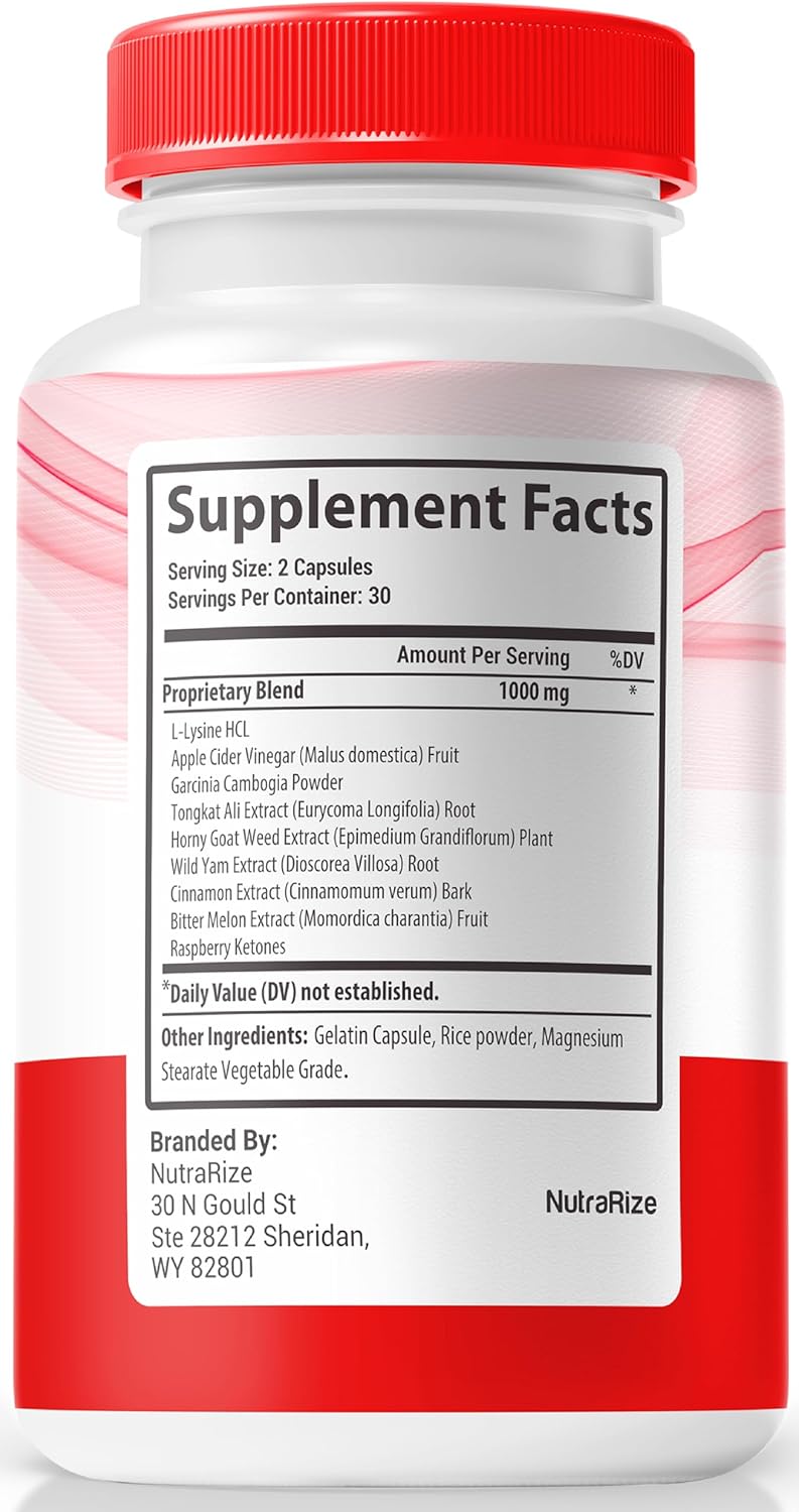 NutraRize Gluco Revive Capsules - Natural Support for Stable Glucose Levels, Circulation, and Overall Health - 60 Pills