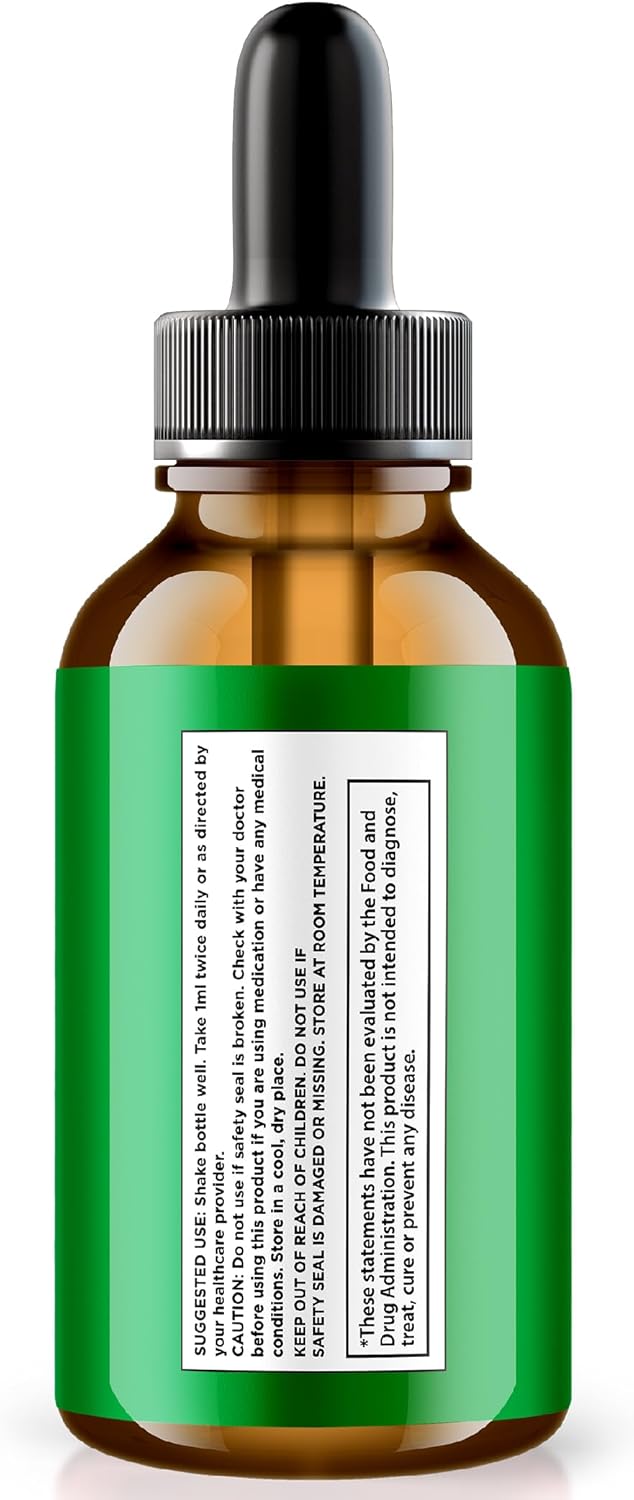 NutraRize Herbal Lung Health Drops - All Natural Detox & Cleanse Supplement for Breathing - 30 Servings