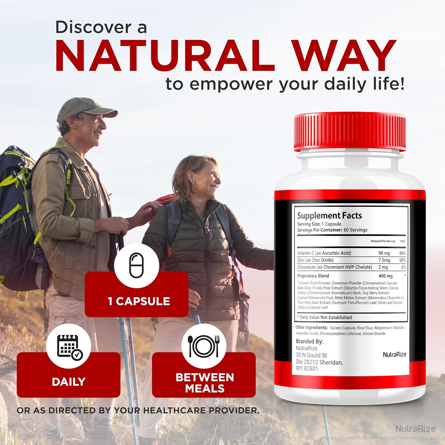 NutraRize Hyper Guard Capsules - Natural Blood Vessel Cleaner for Health & Wellness - Review (60 Caps)