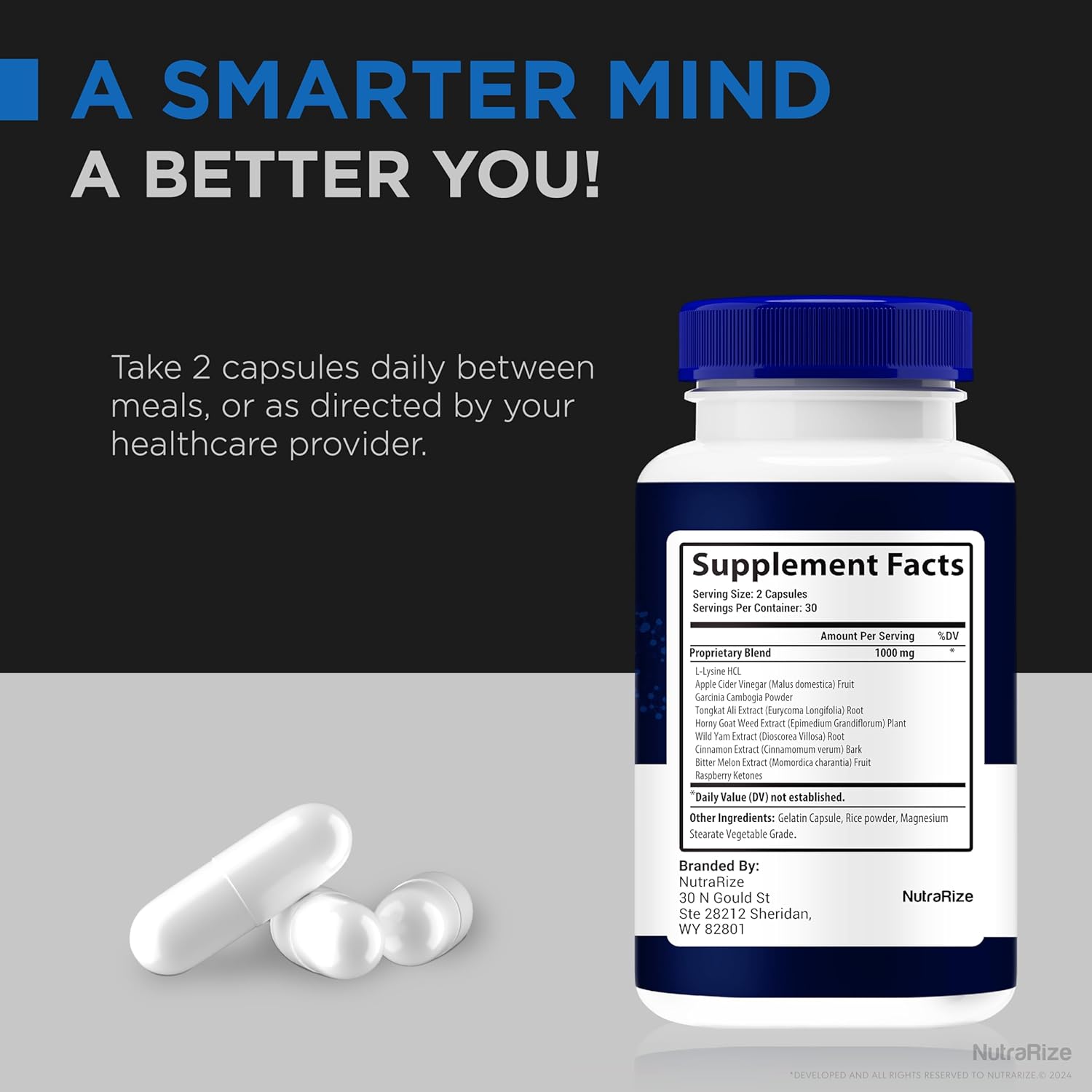 NutraRize MemoForce Capsules - Enhance Memory, Focus, & Concentration for Cognitive Health - Official Reviews - 60 Pills