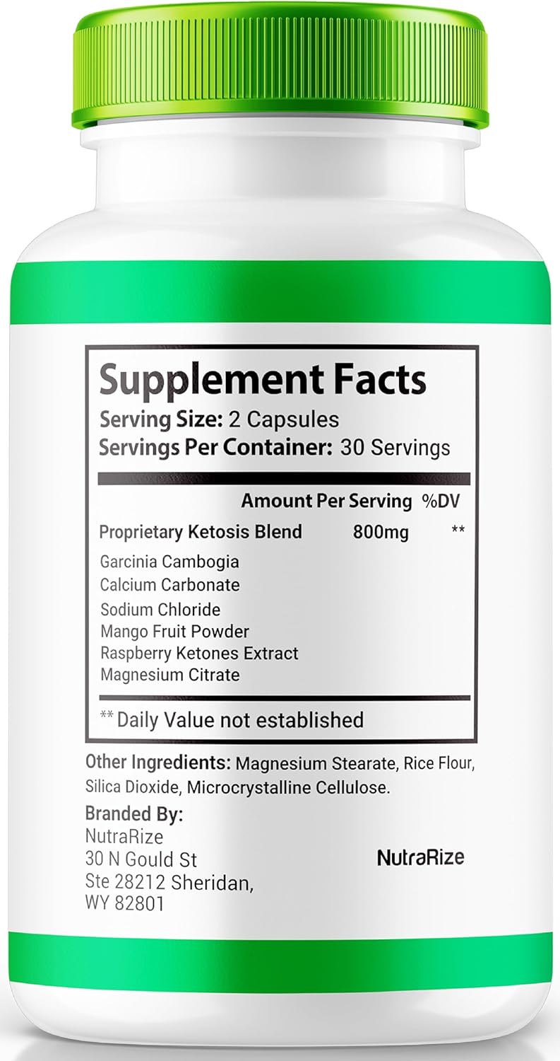 NutraRize Mounje Pure  Slimming Formula  Pills - All Natural Keto Formula for Healthy Body & Lifestyle