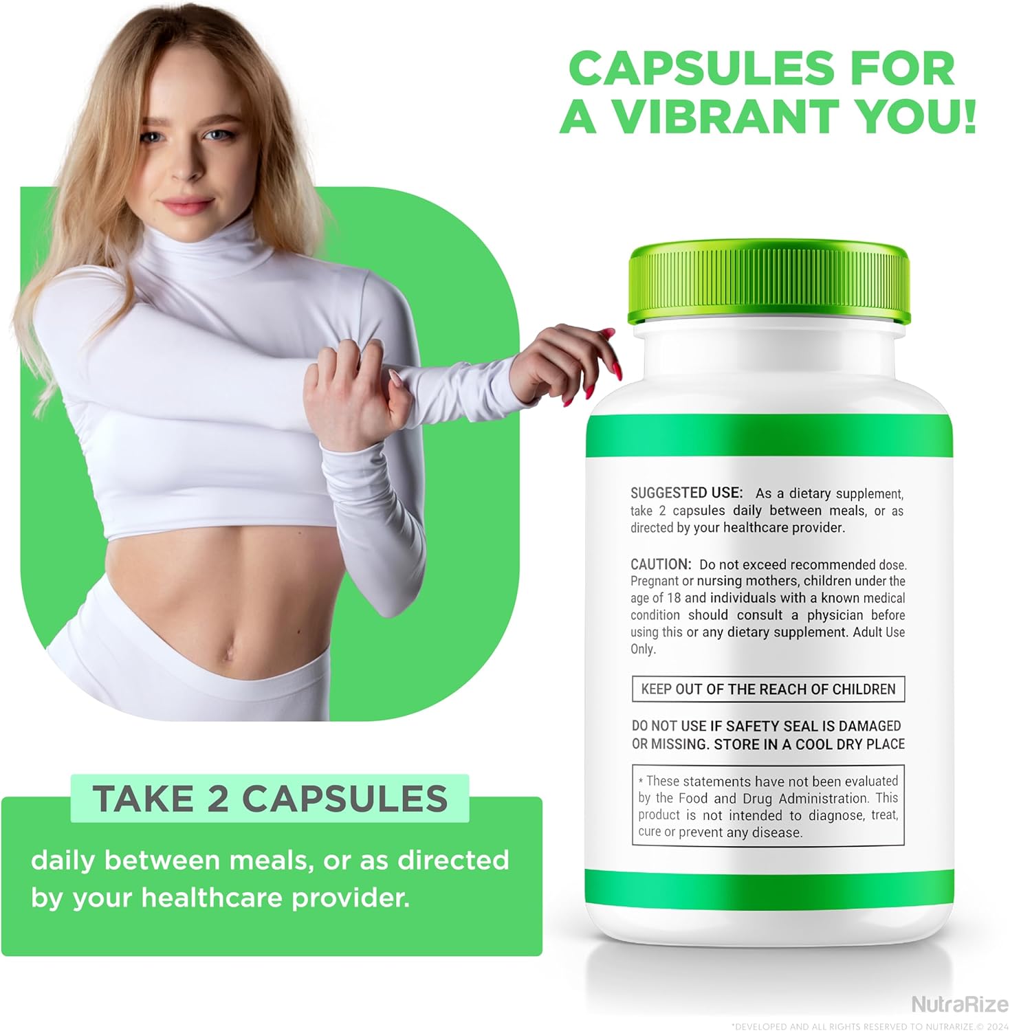 NutraRize Mounje Pure  Slimming Formula  Pills - All Natural Keto Formula for Healthy Body & Lifestyle