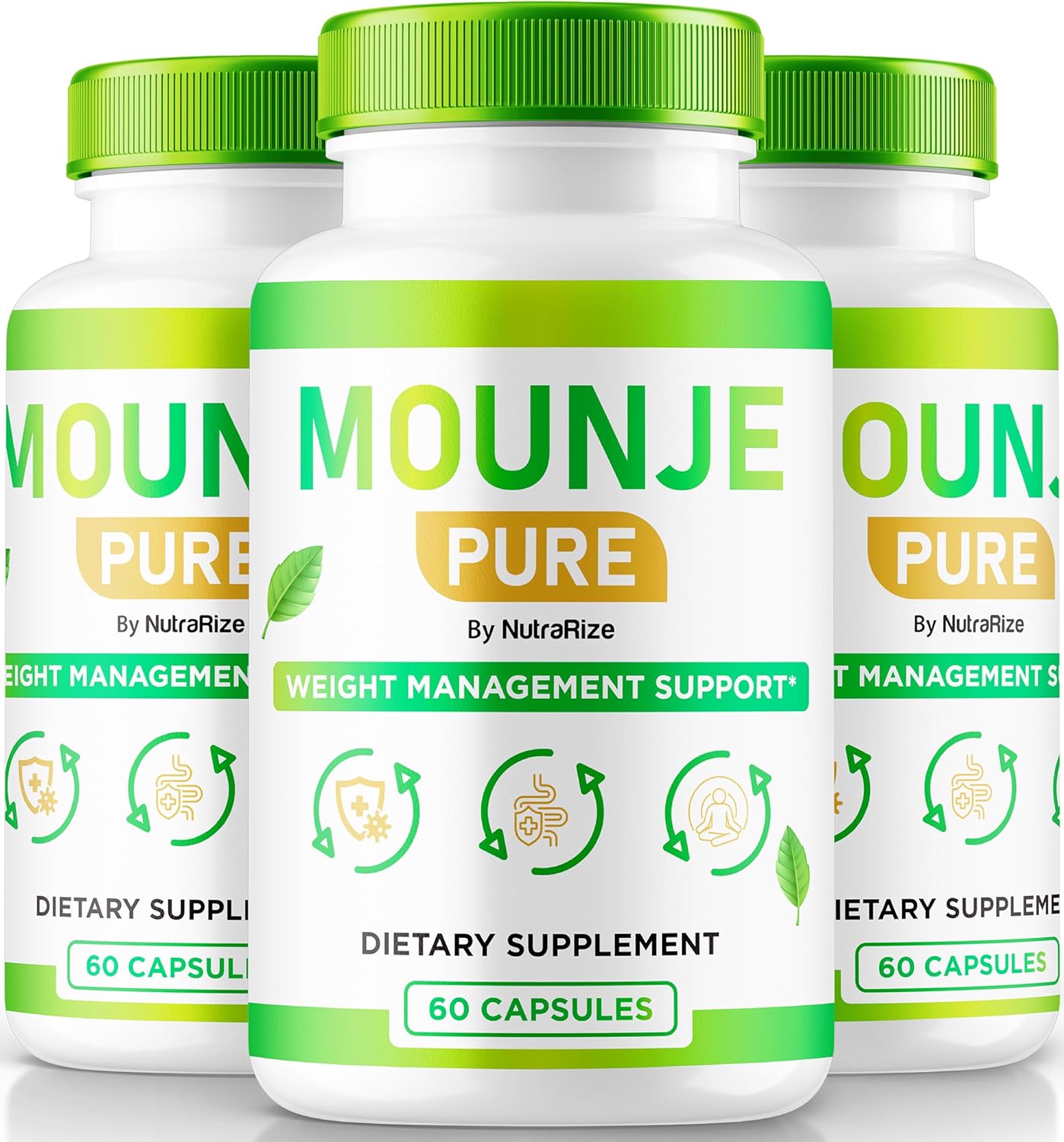 NutraRize Mounje Pure  Slimming Formula  Pills (3 Pack) - Keto Formula for Healthy Body & Lifestyle, All Natural Review - 180 Capsules