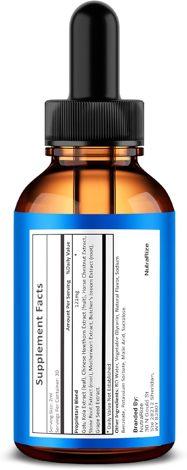 NutraRize NeuroQuiet Drops (5 Pack) - Hearing Support Formula for Cognitive Performance and Auditory Health - All Natural (150 Servings)