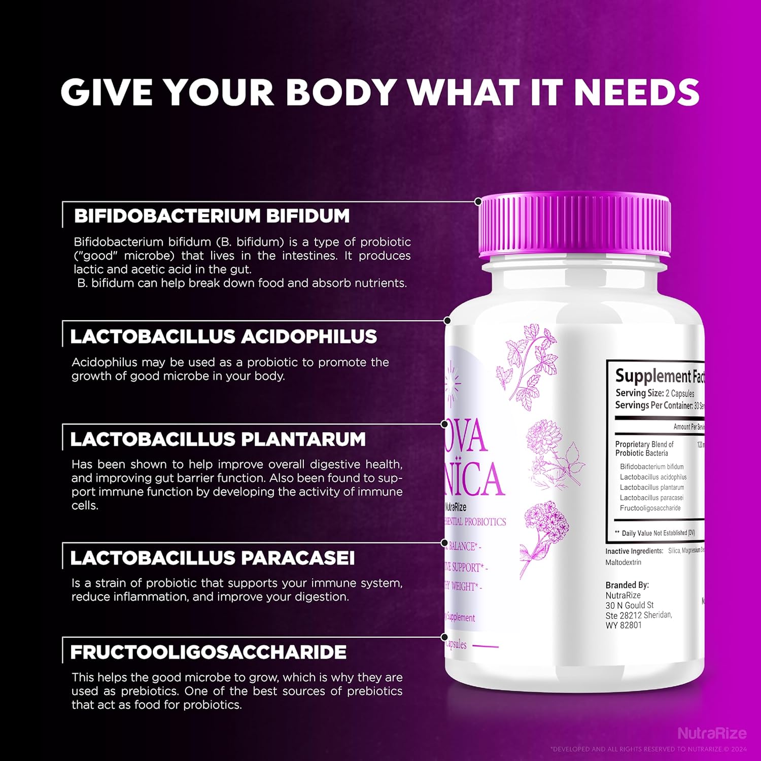 NutraRize NovaTonica Capsules - 5 Pack for Glowing Skin & Hydration - Skin-Enhancing Vitamin Supplement - 300 Capsules