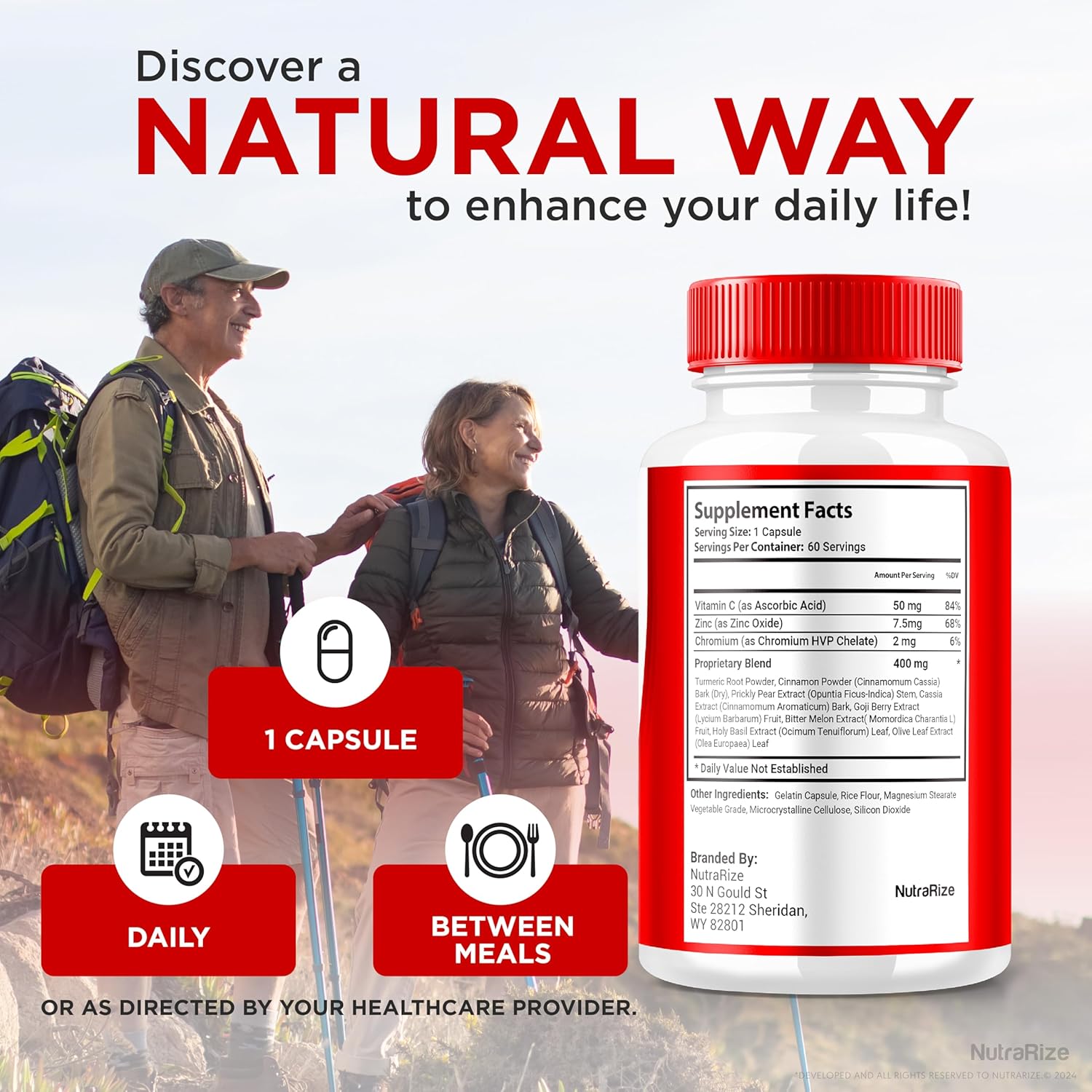 NutraRize Prestigenes Blood Flow Support Capsules - Natural Formula for Overall Health - Boost Your Bloodstream with Nature's Nutrients