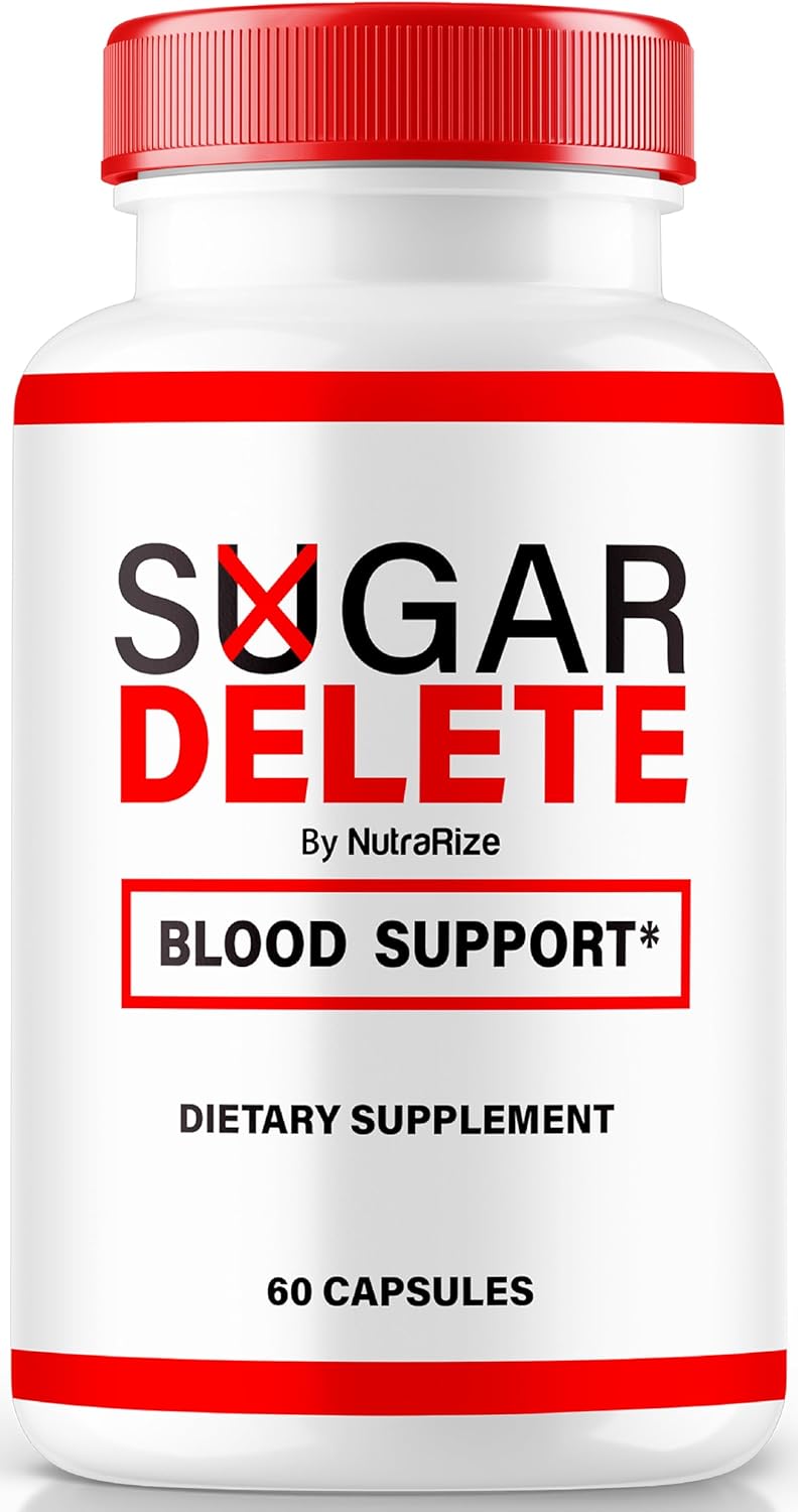 NutraRize Sugar Delete Capsules - Premium Formula for Healthy Sugar Levels - 60 Capsules