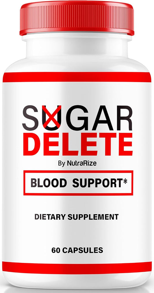 NutraRize Sugar Delete Capsules - Premium Formula for Healthy Sugar Levels - 60 Capsules